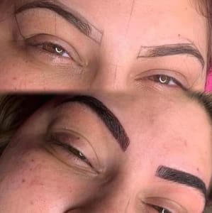 Eyebrow Tattoo result by Fine Line Studios- Piercings, Tattoos, Permanent Makeup in Dry Prong, LA