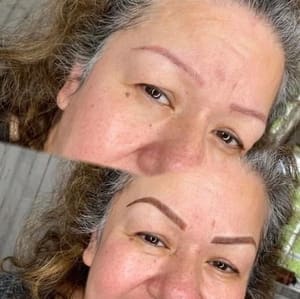 Eyebrow Tattoo result by Fine Line Studios- Piercings, Tattoos, Permanent Makeup in Dry Prong, LA