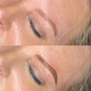 Eyebrow Tattoo result by Fine Lines Ink in Aztec, NM