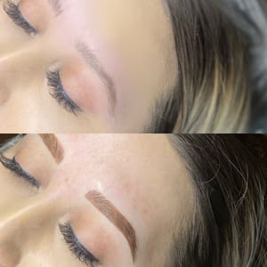 Eyebrow Tattoo result by Fine Lines Ink in Aztec, NM