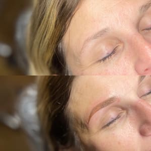 Eyebrow Tattoo result by Fine Lines Ink in Aztec, NM