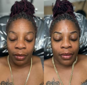 Eyebrow Tattoo result by Finl Look Studio in Charlotte, NC