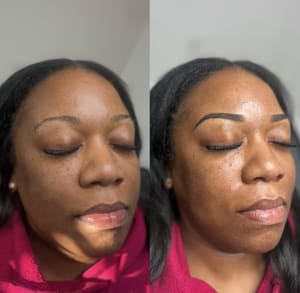 Eyebrow Tattoo result by Finl Look Studio in Charlotte, NC