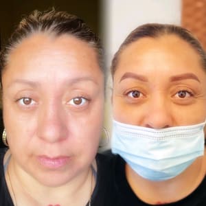 Eyebrow Tattoo result by First Impression Brows in Ontario, CA