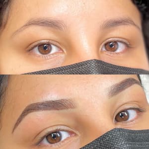 Eyebrow Tattoo result by First Impression Brows in Ontario, CA