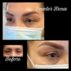 Eyebrow Tattoo result by First Impression Brows in Ontario, CA