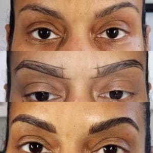 Eyebrow Tattoo result by First Impression Brows in Ontario, CA