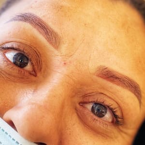 Eyebrow Tattoo result by First Impression Brows in Ontario, CA