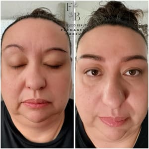 Eyebrow Tattoo result by Flawless Beauty Permanent Makeup Studio in Heiskell, TN