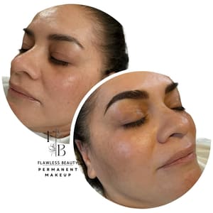 Eyebrow Tattoo result by Flawless Beauty Permanent Makeup Studio in Heiskell, TN