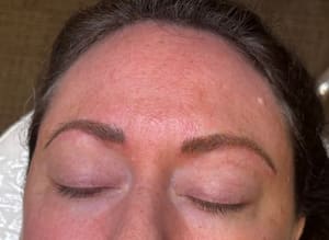 Eyebrow Tattoo result by Flawless Finish Med Spa in Cincinnati, OH
