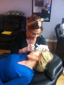 Eyebrow Tattoo result by Flawless Hair Salon & Permanent Makeup in Sulphur, LA