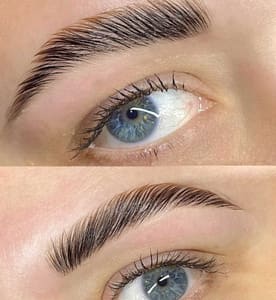 Eyebrow Tattoo result by Flawless Lash and Brows in Lansing, MI
