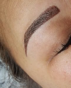 Eyebrow Tattoo result by Flawless Lashes & Brows by Amy in Houston, TX