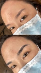 Eyebrow Tattoo result by Fletcher Aesthetics in Franklin, TN
