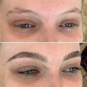 Eyebrow Tattoo result by Flirt Aesthetics in San Diego, CA