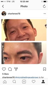 Eyebrow Tattoo result by Flirt Aesthetics in San Diego, CA