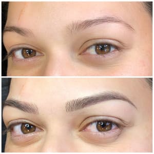 Eyebrow Tattoo result by Floridian Flair - Microblading in North Palm Beach in North Palm Beach, FL