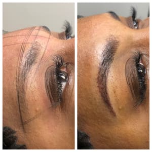 Eyebrow Tattoo result by Flossy Brows by Carmen in Grand Rapids, MI