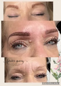 Eyebrow Tattoo result by Forever Young Aesthetics and PMU in Ruston, LA