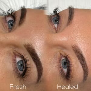Eyebrow Tattoo result by Foxy Brow Permanent Makeup in Sneads Ferry, NC