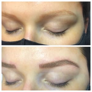 Eyebrow Tattoo result by Foxy Brows & Aesthetics in Roanoke, VA