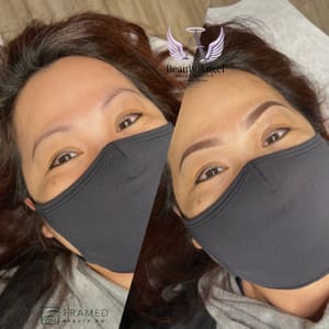Eyebrow Tattoo result by Framed Beauty Co. in Charlotte, NC