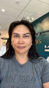 Eyebrow Tattoo result by Framed Brow Studio and Piercing Bar in San Mateo, CA