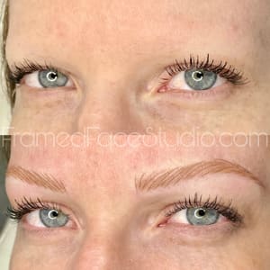 Eyebrow Tattoo result by Framed Face Studio-Permanent Makeup in Dunedin, FL