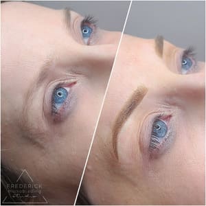 Eyebrow Tattoo result by Frederick Microblading Studio in Frederick, MD