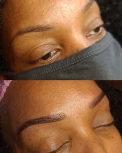Eyebrow Tattoo result by fresh & flawless mn in Woodbury, MN