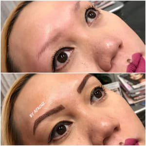 Eyebrow Tattoo result by Fresno Permanent Makeup in Brentwood, TN