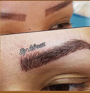 Eyebrow Tattoo result by Fresno Permanent Makeup in Brentwood, TN