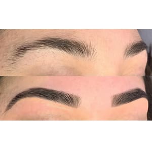 Eyebrow Tattoo result by Freya Beauty & Threads in Paris, TX