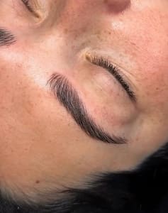 Eyebrow Tattoo result by FroggyBrowkins Permanent Makeup Studio in Suisun City, CA