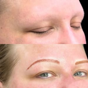 Eyebrow Tattoo result by Fruition Permanent Makeup in Converse, TX