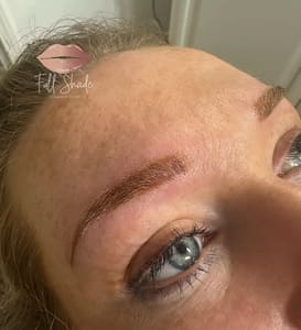 Eyebrow Tattoo result by Full Shade Permanent Cosmetics, LLC in Eureka Springs, AR