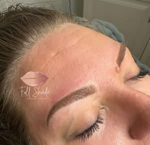 Eyebrow Tattoo result by Full Shade Permanent Cosmetics, LLC in Eureka Springs, AR