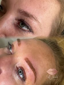 Eyebrow Tattoo result by Full Shade Permanent Cosmetics, LLC in Eureka Springs, AR