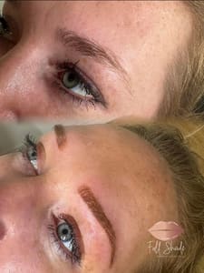 Eyebrow Tattoo result by Full Shade Permanent Cosmetics, LLC in Eureka Springs, AR