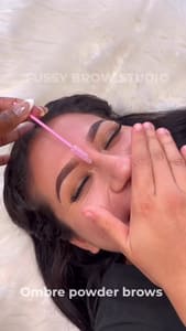 Eyebrow Tattoo result by Fussy Brow Studio in Sherman Oaks, CA