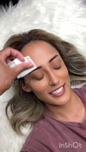 Eyebrow Tattoo result by Fussy Brow Studio in Sherman Oaks, CA