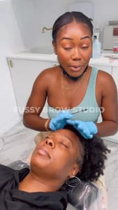 Eyebrow Tattoo result by Fussy Brow Studio in Sherman Oaks, CA