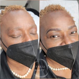 Eyebrow Tattoo result by FYNESS Beauty Inc. in Edison, NJ