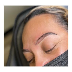 Eyebrow Tattoo result by Gabriela's Beauty Lab in Modesto, CA