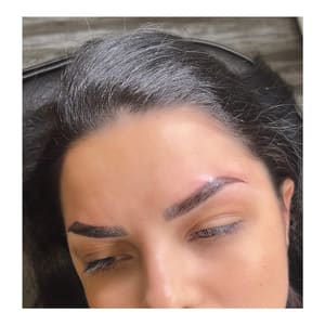 Eyebrow Tattoo result by Gabriela's Beauty Lab in Modesto, CA