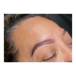 Eyebrow Tattoo result by Gabriela's Beauty Lab in Modesto, CA
