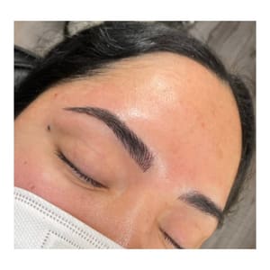 Eyebrow Tattoo result by Gabriela's Beauty Lab in Modesto, CA