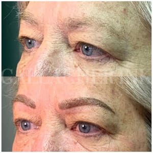 Eyebrow Tattoo result by Gallagher Ink LLC in Glen Burnie, MD