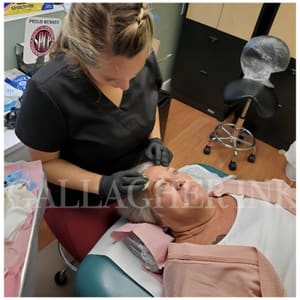 Eyebrow Tattoo result by Gallagher Ink LLC in Glen Burnie, MD